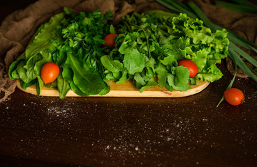 Vegetables. Salad. Healthy food