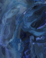 abstract water painting blue background liquid texture