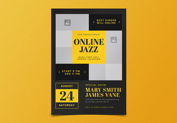 Work from Home Flyer Layout