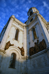 Christ Redeemer cathedral in Moscow. Color photo.