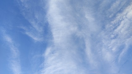 blue sky with clouds