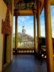 Battambang, Cambodia, January 02, 2020: Ek Phnom pagoda