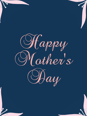 Happy mother's day wishes greeting card on abstract background with colorful texts, graphic design illustration wallpaper