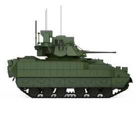 Obraz premium Military Tank Isolated 