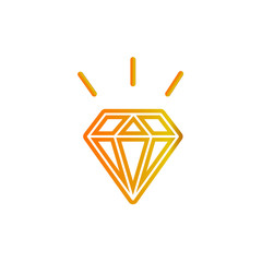 Diamond icon vector design template