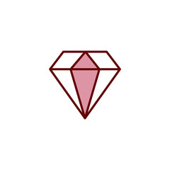 Diamond icon vector design template