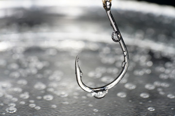 fishing hook made of forged steel 