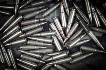 Ammunition, rifle bullets, artillery, weapons for war, defense and attack