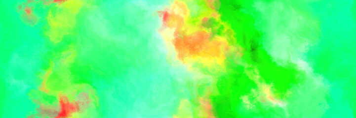 seamless abstract watercolor background with watercolor paint with pastel green, medium spring green and khaki colors. can be used as web banner or background