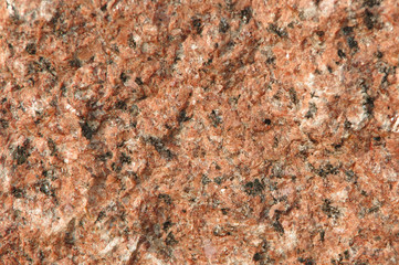 Variegated texture of granite stone 