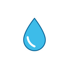 water drop icon vector design template