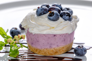 Blueberry yogurt cake