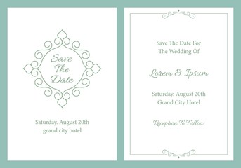 wedding invitation premium design