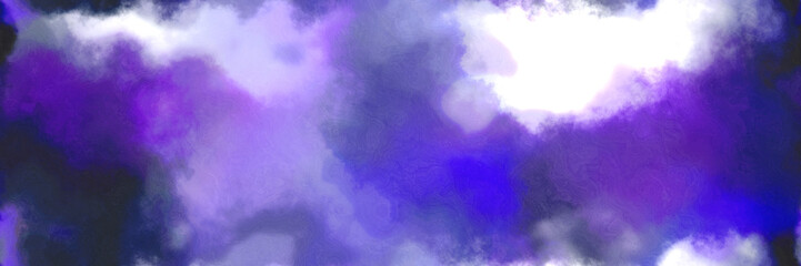 seamless abstract watercolor background with watercolor paint with slate blue, lavender blue and very dark blue colors. can be used as web banner or background