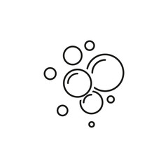 Bubble icon. Simple vector linear illustration