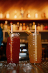 glass of refreshments
