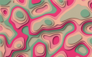 Fototapeta premium Papercut Background