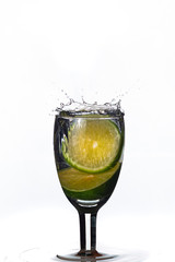 splashes of liquid forming beautiful splashes