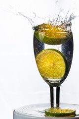 splashes of liquid forming beautiful splashes