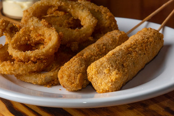 fried sausage nuggets