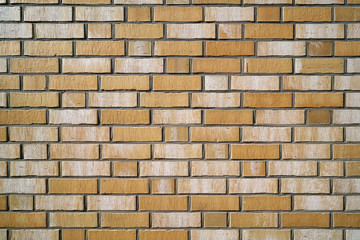 masonry facade of a house made of bricks