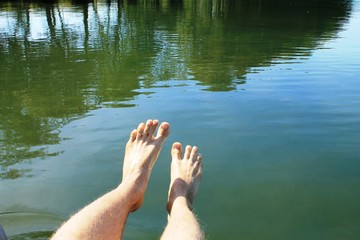 Skok do wody. © Jacek