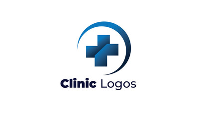 Obraz premium clinic logos can also for clinic logos, medical logo, eye specialist clinic, health care, dental clinic, beauty clinic, drugstore, pharmacy, Nutritionists, Nurses, midwife designed with a modern