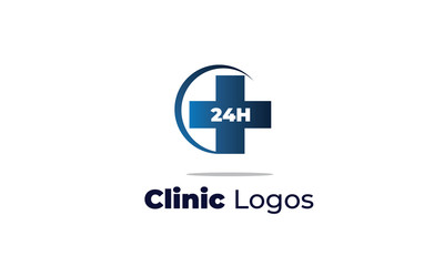 clinic logos can also for clinic logos, medical logo, eye specialist clinic, health care, dental clinic, beauty clinic, drugstore, pharmacy, Nutritionists, Nurses, midwife 
designed with a modern