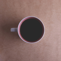 items on the desk on beige background representing  working or studying process concept