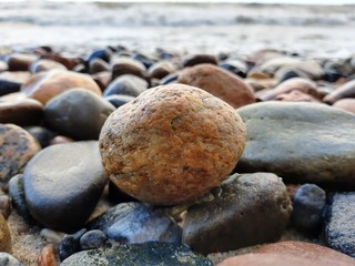 stones on the beach