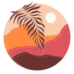 Sunset illustration