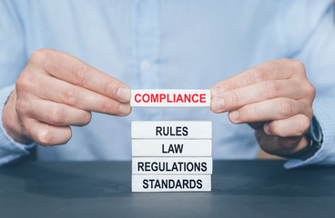 Compliance concept with basic links.