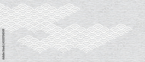 Japanese Traditional Pattern Wave Pattern Japanese Background Material 背景 和柄青海波波海和和風壁紙テクスチャーwall Mural Wdw