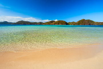 Fototapeta na wymiar Beauty beach in Palawan island, Philippines
