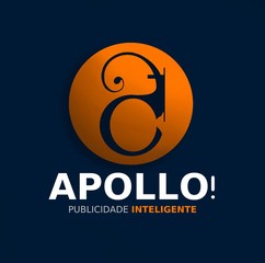 Logo de agência publicitária, inspirada no deus grego Apollo.