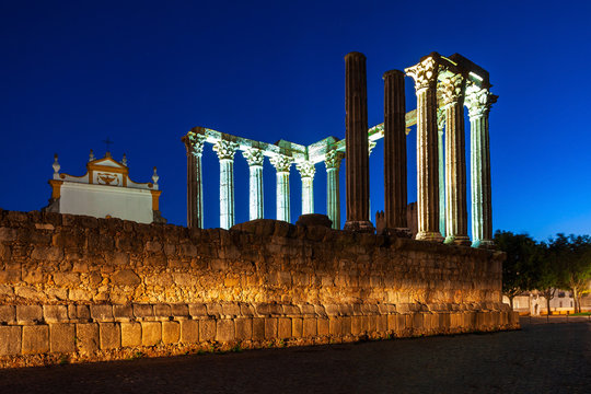 Roman Temple Or Diana Temple, Evora