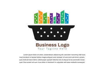 business cooking logo illustration template