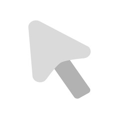 web cursor icon, flat style