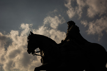 The man and the horse