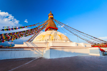 Boudhanath Great Stupa in Kathmandu, Nepal