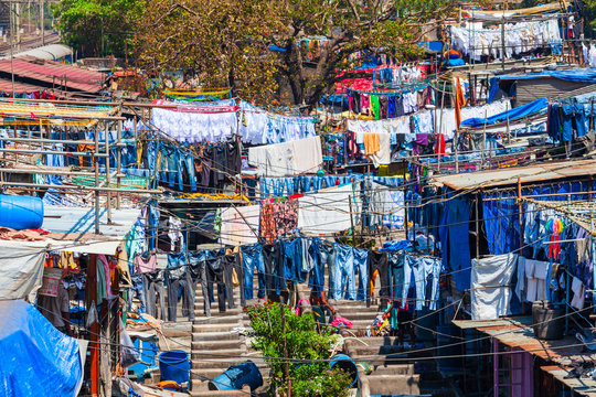 Dhobi Ghat open air laundry, Mumbai