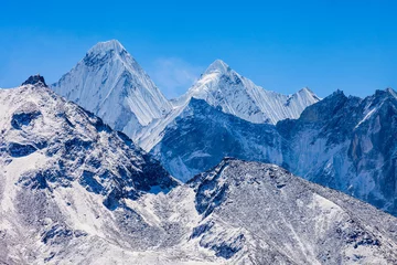 Plaid avec motif Lhotse Malanphulan mountain in Everest region, Nepal