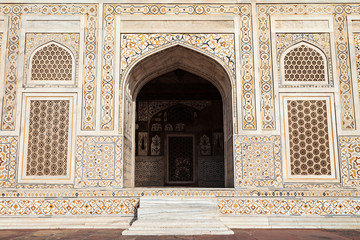 Taj Mahal geometric pattern background