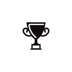 Winner's cup icon. Trophy symbol. Victory prize sign.