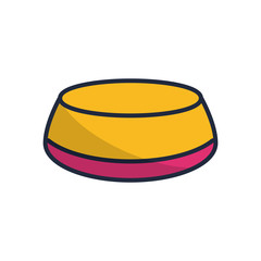 muslim dish with food line icon