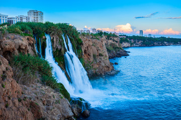Duden waterfall park in Antalya