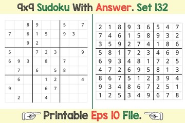 Advance Sudoku Puzzle Games Easy to Hard with Answer