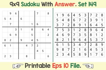 Advance Sudoku Puzzle Games Easy to Hard with Answer