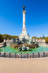 Obraz premium Girondins Monument in Bordeaux, France