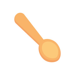 little spoon icon, flat style